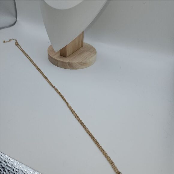 Kendra Scott KS gold Tone Pendant Necklace In Peach Drusy Durzy - Picture 4 of 7